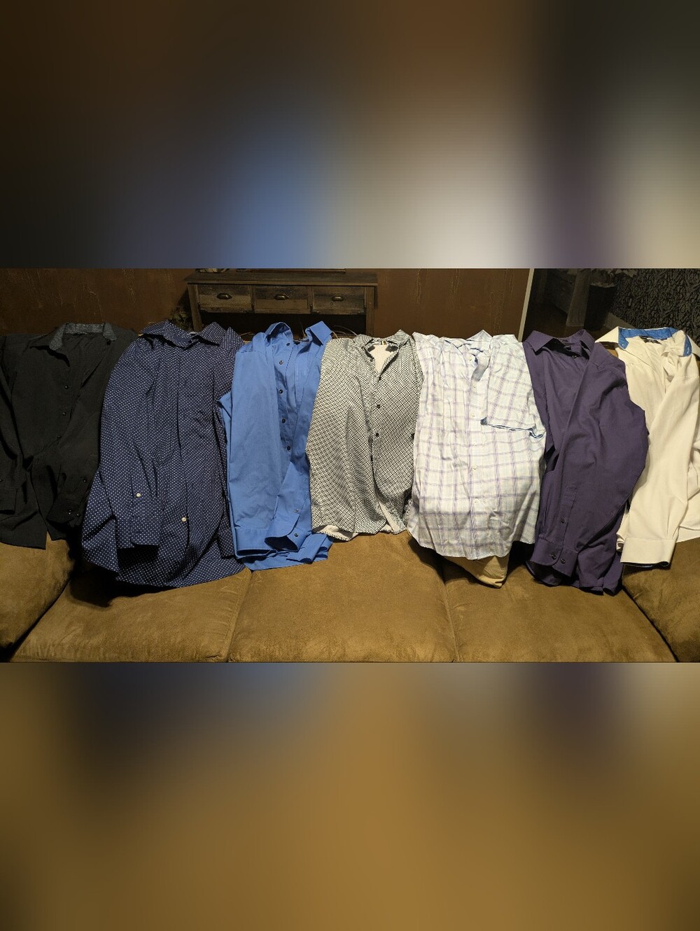 Men's Dress Shirts - Classic Solid Button-Ups